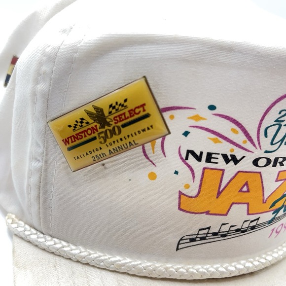New Orleans Jazz Fest Vintage 1994 Hat Unique Cap Pins 25th Anniversary - Picture 3 of 9